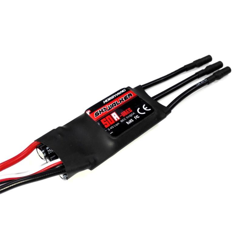 Mạch điều tốc ESC 40A, 50A, 60A, 80A Skywalker Hobbywing (có hàn sẵn jack) cho motor 3 pha brushless – Luân Air Models