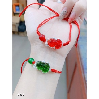 Vòng chỉ đỏ mix tỳ hưu bạc
