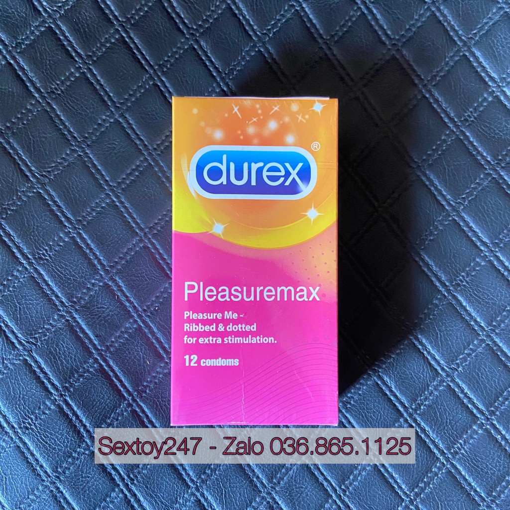 Bao Cao Su Gân Gai Li Ti Toàn Thân Durex Pleasuremax Hộp 12 Bcs