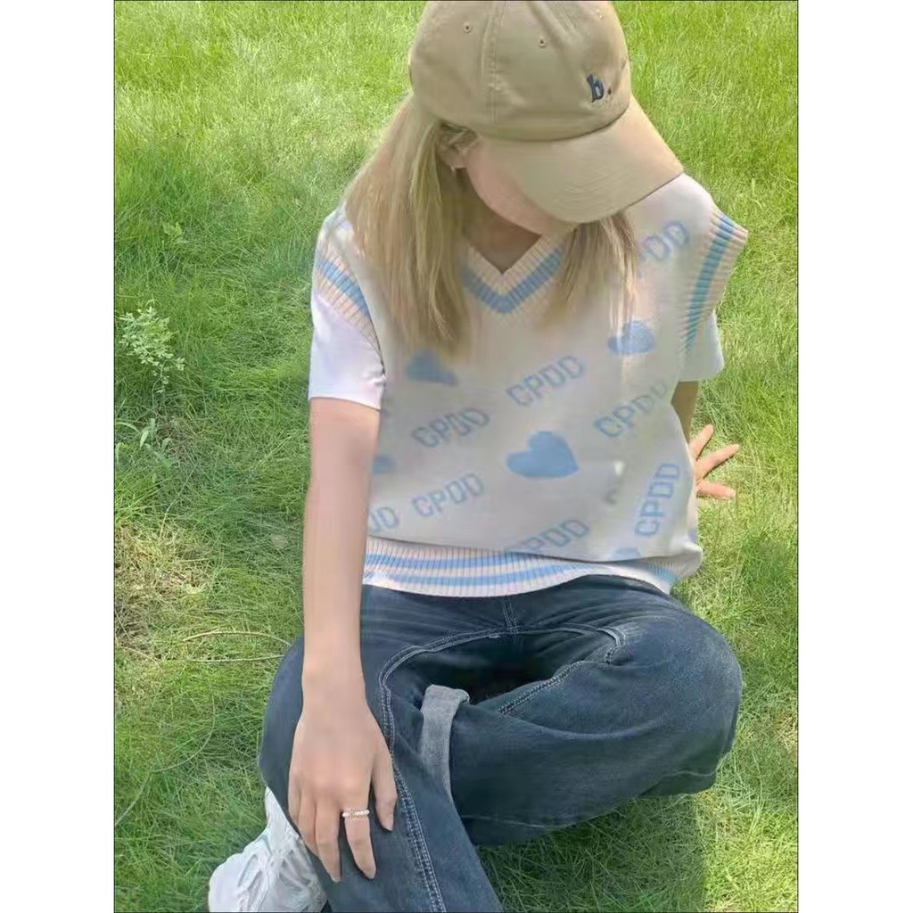 Áo Gile Len Họa Tiết Phối Màu, Áo Len Gile Nữ Đẹp Thời Trang Điệu Đà Nữ Tính Phong Cách Hiện Đại | BigBuy360 - bigbuy360.vn