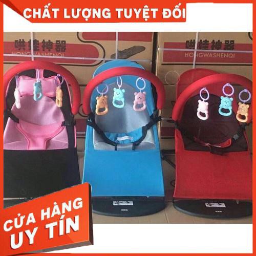 [XẢ KHO+FREE SHIP]  Ghế rung có đồ chơi cho bé