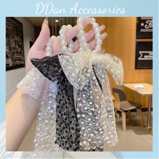 Dây buộc tóc-cột tóc ren tua rua