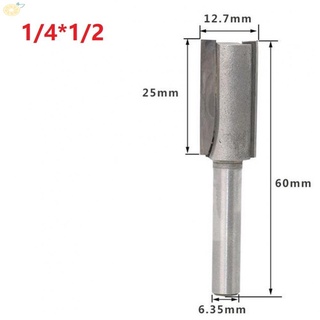 Mũi phay vonfram cacbua thẳng 1/4 inch