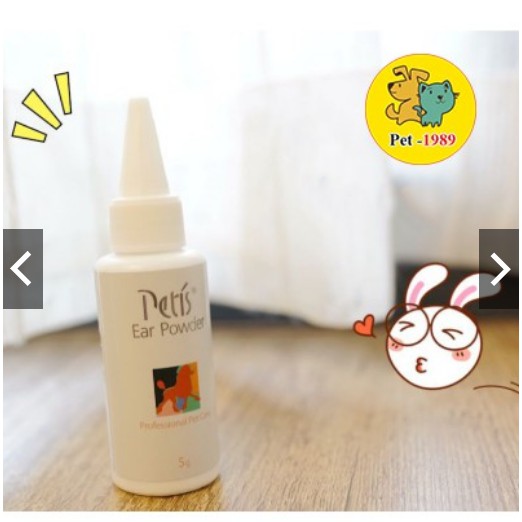 Bột Nhổ Lông Tai Cho Chó Mèo Petis Ear Powder 5g Và 30g