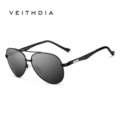 Phụ kiện thời trang VEITHDIA 3850 Nam Kính râm phân cực bằng sợi nhôm đầy màu sắc magiê sợi carbon