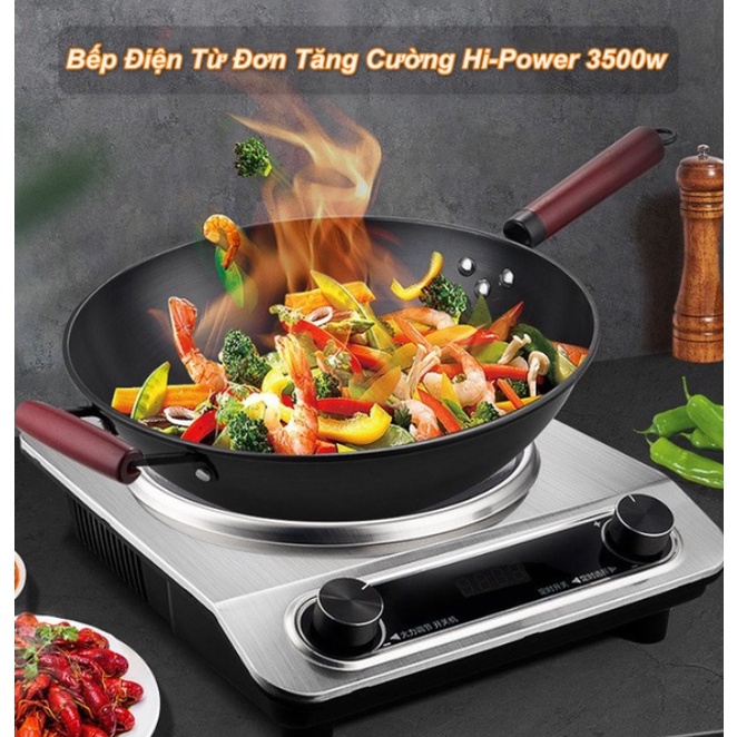 Bếp Điện Từ Đơn Tăng Cường Hi-Power 3500w,nấu nhanh dẹp gọn