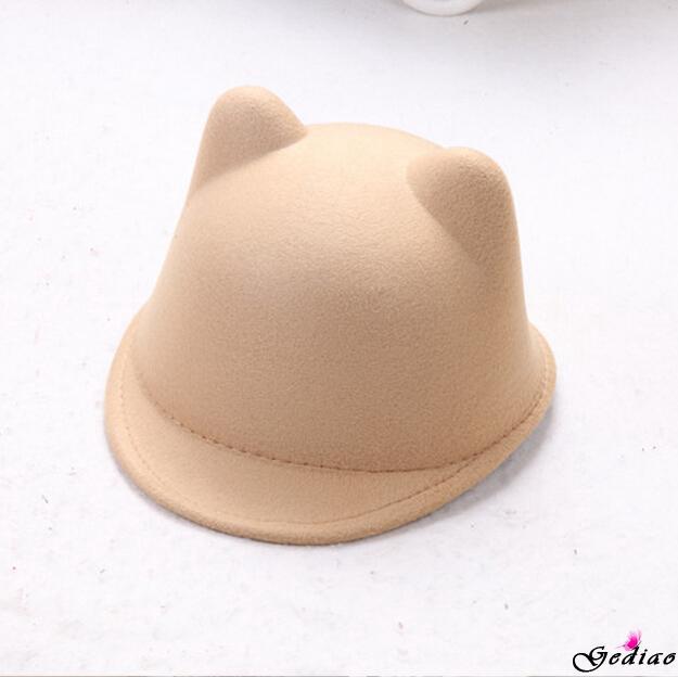 Ged♥Nóng!!Mũ tai mèo nữ châu Âu và Mỹ Mũ lưỡi trai thời trang mùa đông