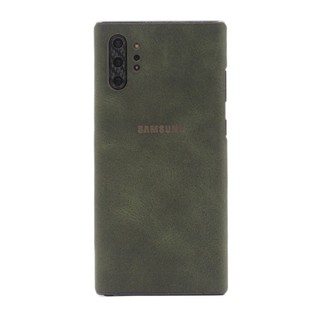 Ốp dán da Galaxy Note 10 plus - Da thật nhập khẩu cao cấp