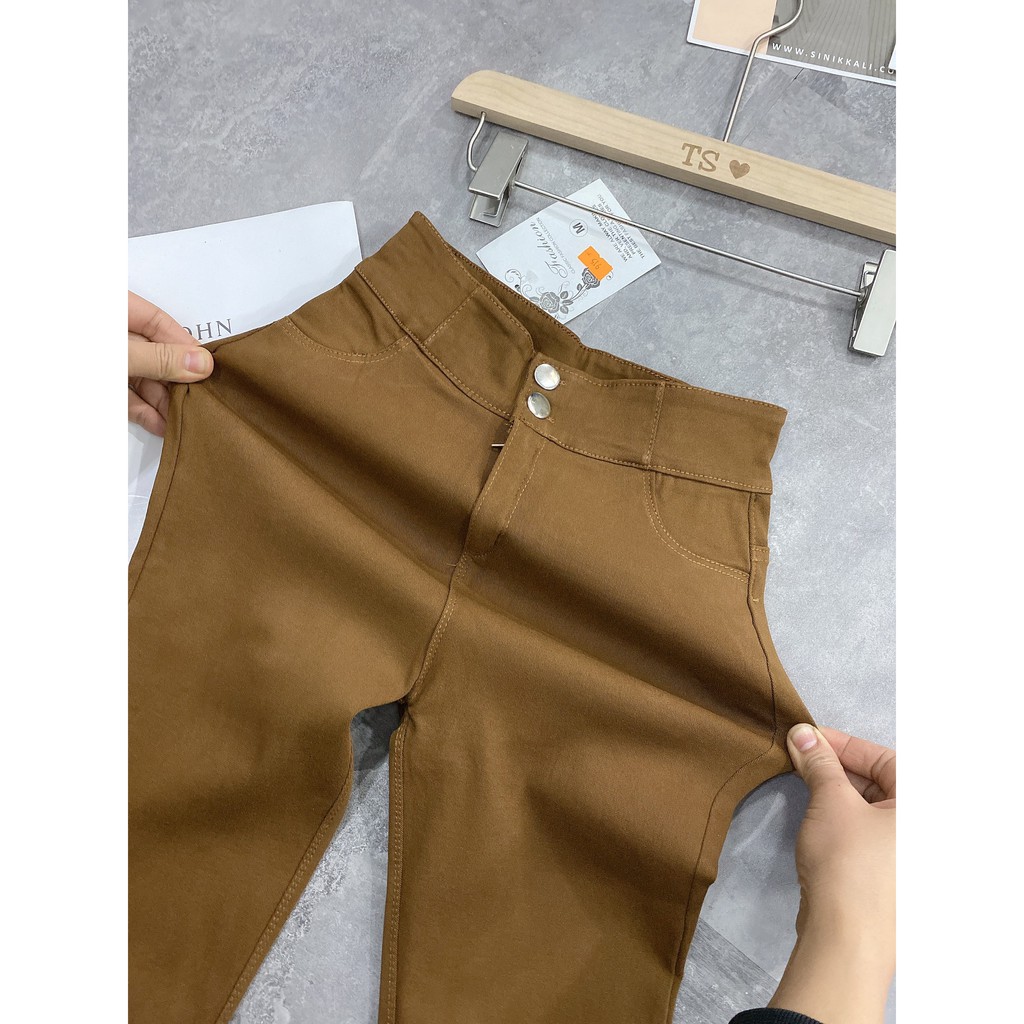 Quần skinny cạp cao 2 khuy siêu giãn QB915 | WebRaoVat - webraovat.net.vn