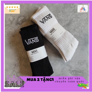 Tất Nam Nữ Vans Cao Cổ ❤️Freeship❤️cao qua bắp chân, êm chân thấm hút mồ hôi