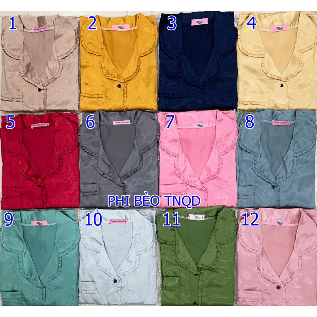 Đồ bộ pijama Phi Bèo - Tay ngắn quần dài 40-60kg