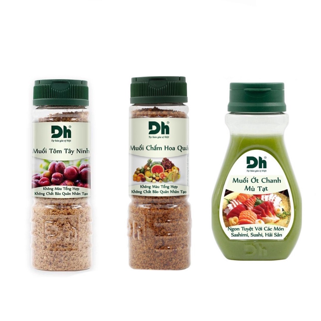 Muối Chấm ăn liền DH Foods (muối ớt, muối tiêu, muối chấm)
