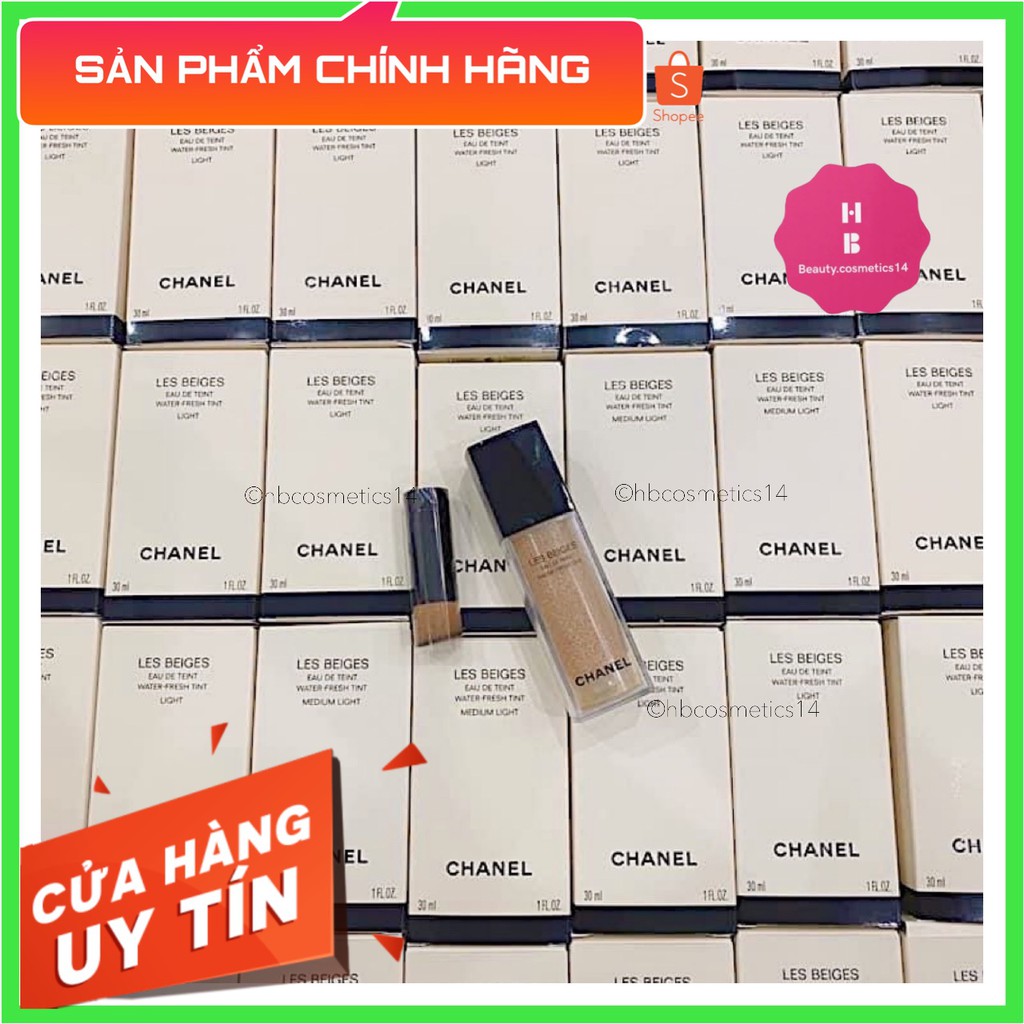 Kem Nền Chanel lé Beiges Eau de Teint Water-fresh Tint Medium Light 30ml | BigBuy360 - bigbuy360.vn