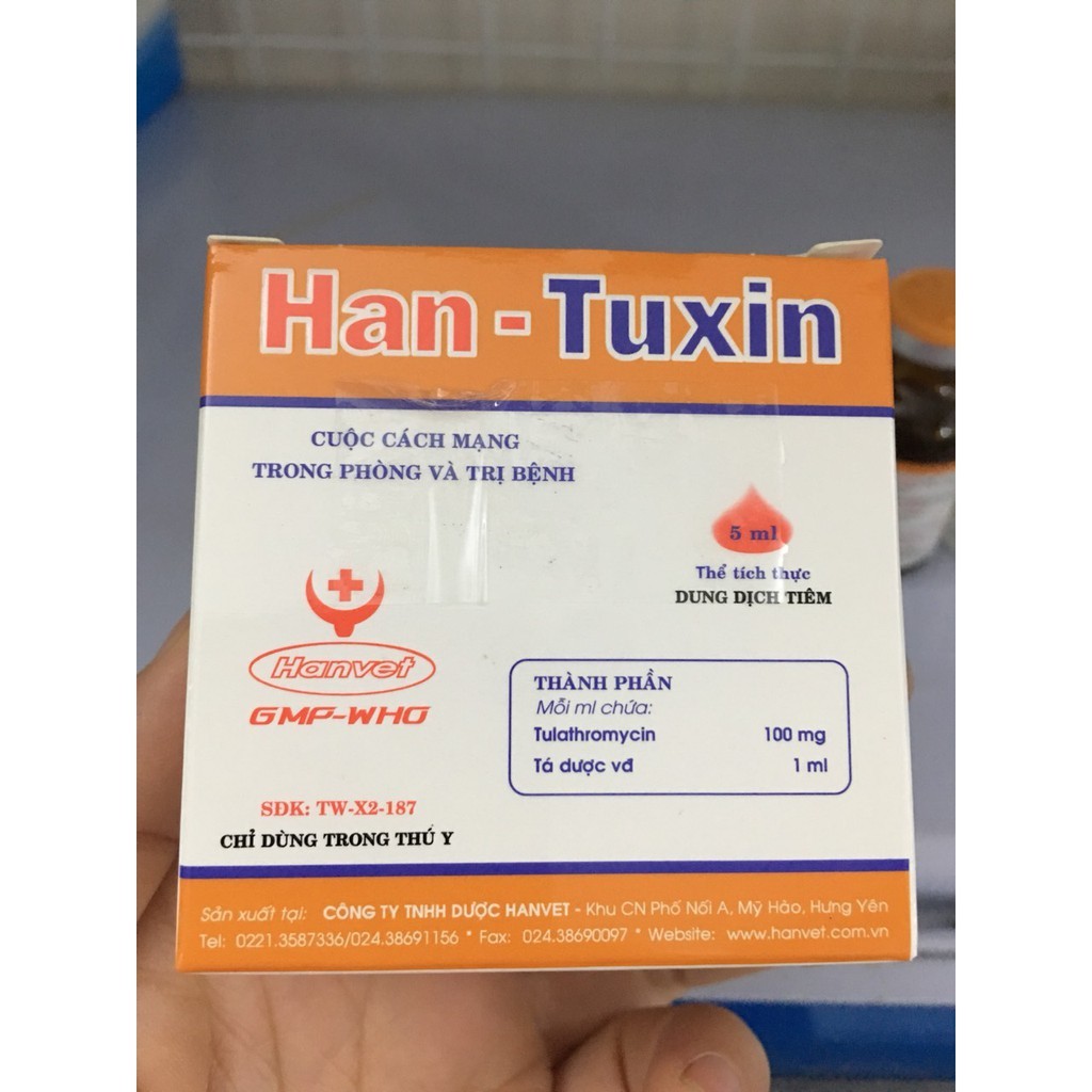 Hantuxin (5ml) - chỉ dùng trong thú y