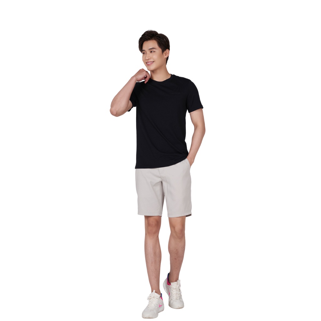 Áo t-shirt nam YODY chất liệu cotton, áo phông cổ tròn in ngực look good feel good TSM5201