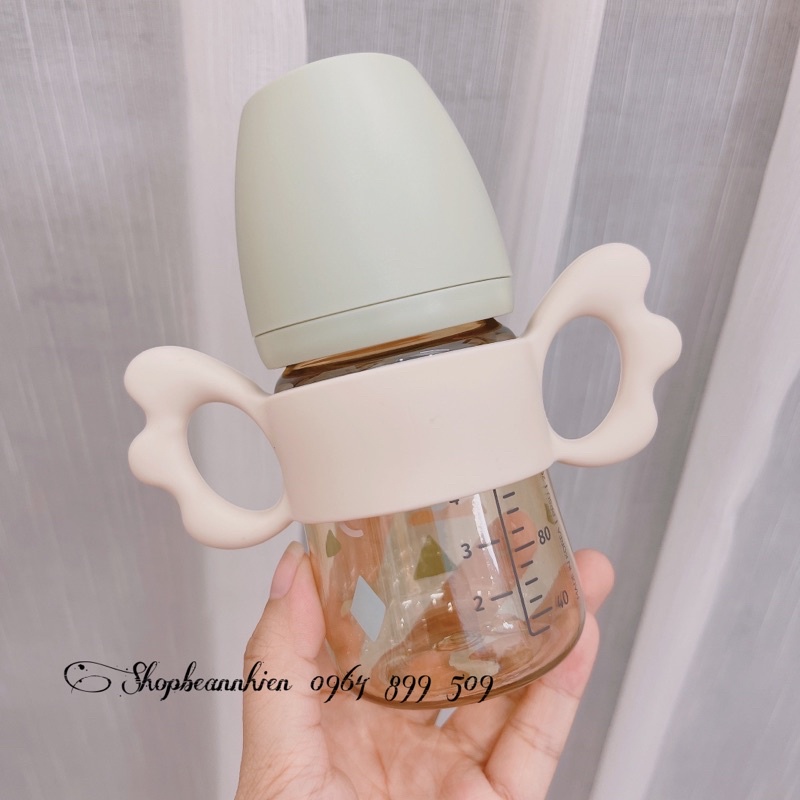 Tay cầm bình sữa cổ rộng silicone