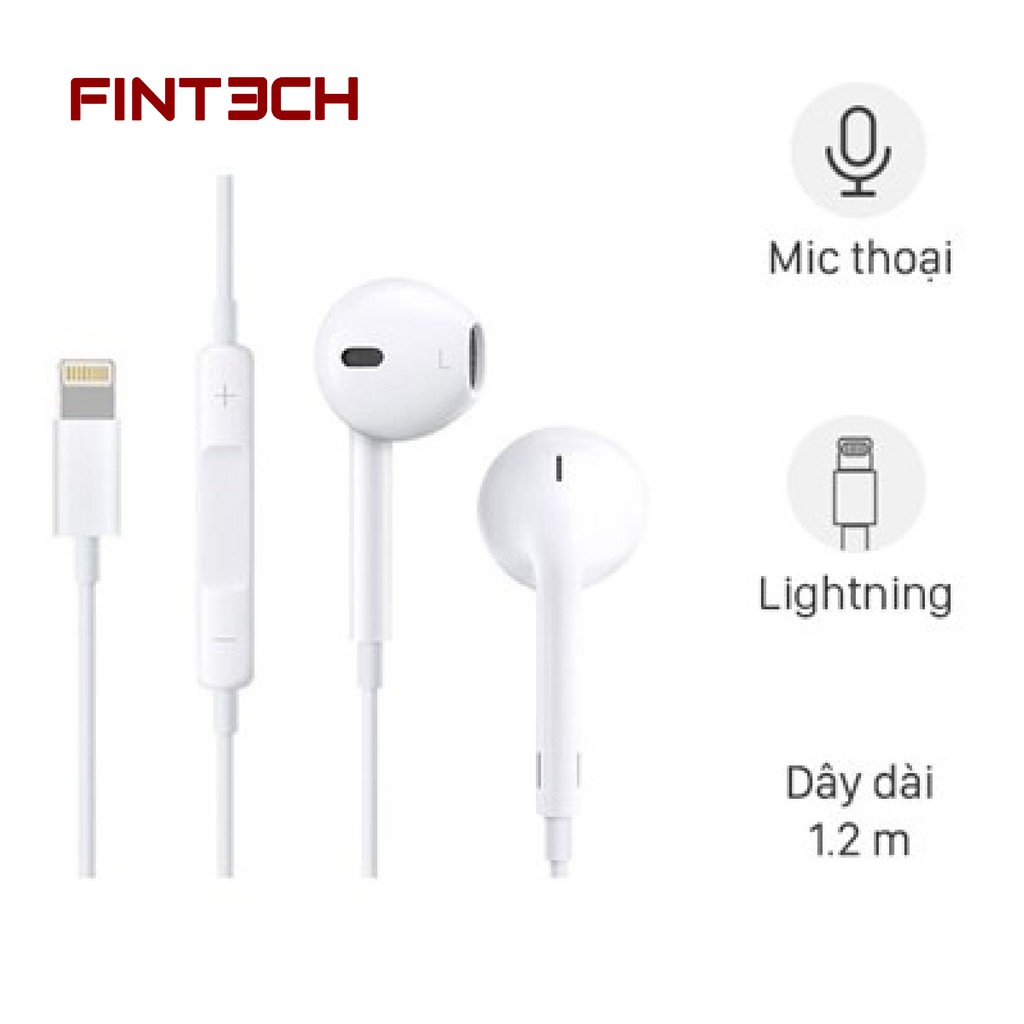 [BEST-SELL] Tai nghe chân Lightning tương thích Iphone 7-12 - Tai nghe Bluetooth - CHUẨN FOXCOM