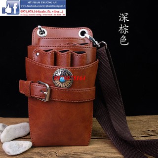 TÚI ĐỰNG KÉO CẮT TÓC - BAO DA ĐỰNG KÉO CẮT TÓC