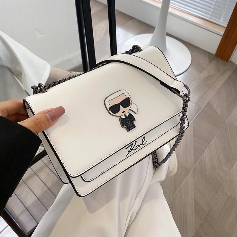 Thời Trang Túi Da Đeo Chéo Vai Thương Hiệu Nổi Tiếng karl lagerfeld k / Ikonfartch