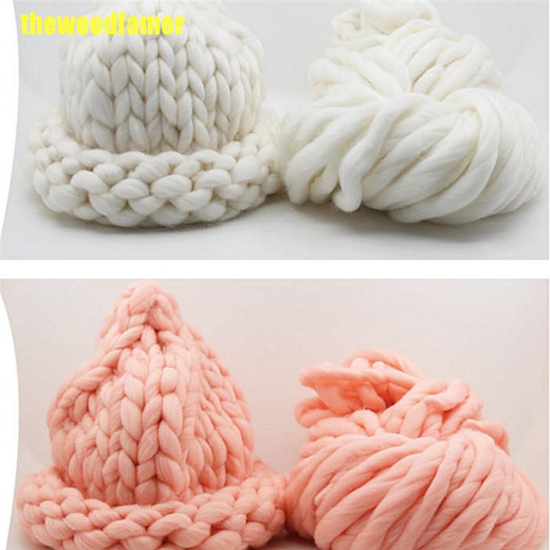 Cuộn len sợi to cỡ lớn siêu dày dùng đan chăn và nón thời trang