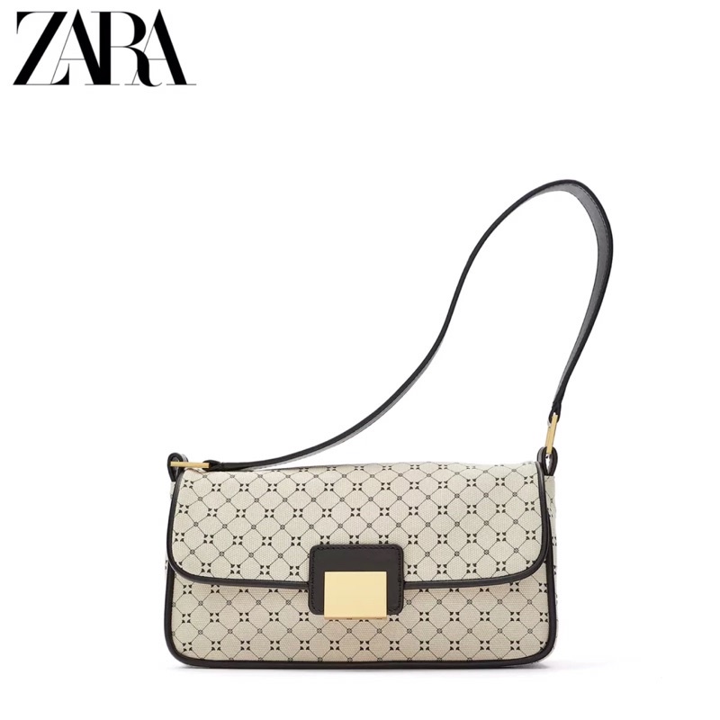 Túi kẹp nách Zara tuồn full tag túi giấy hãng-ảnh thật cận cảnh