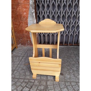 Kệ báo gỗ thông