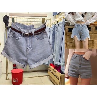 Sẵn S M- Quần đùi bò loại đẹp