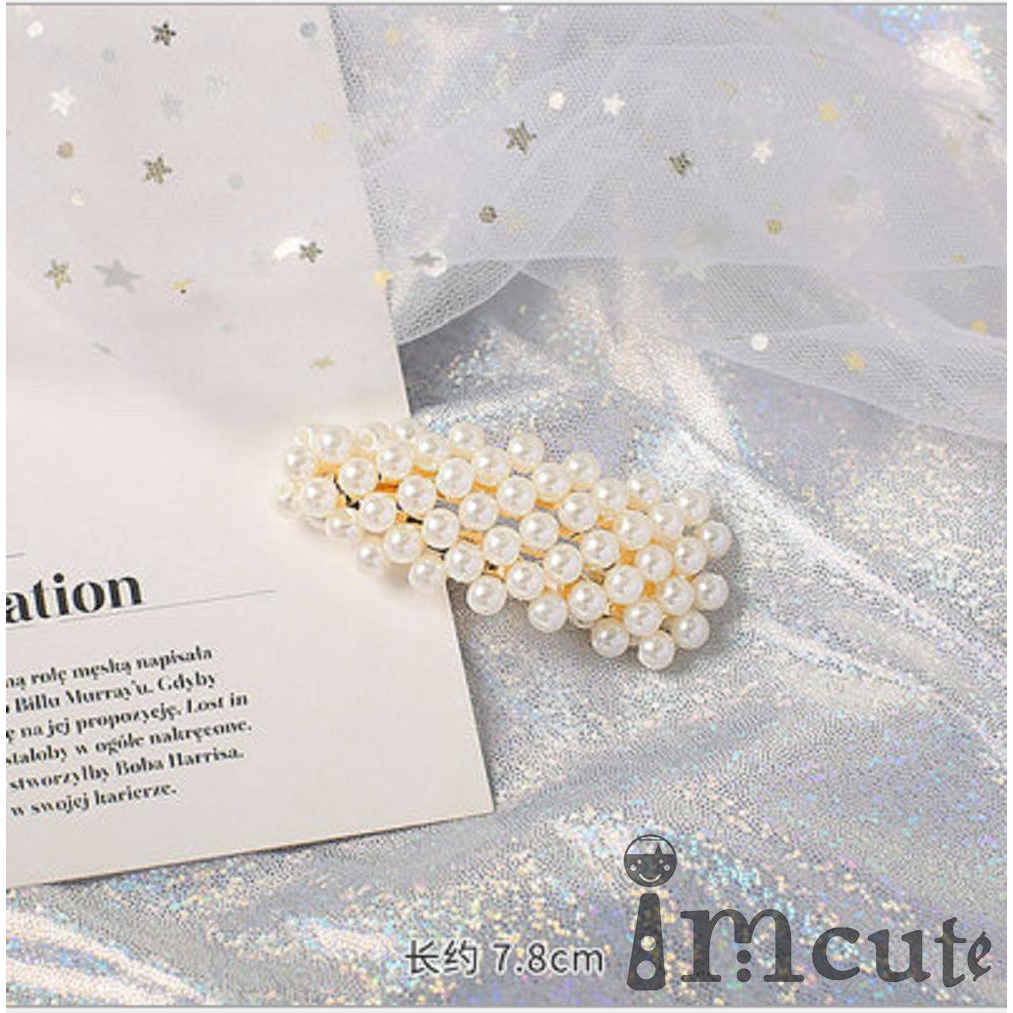 Kẹp tóc đính ngọc trai thời trang cho nữ