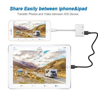 Cáp Chuyển Đổi USB 3 Camera Reader Dành Cho Ip,tablet táo