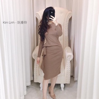 Váy body lệch vai