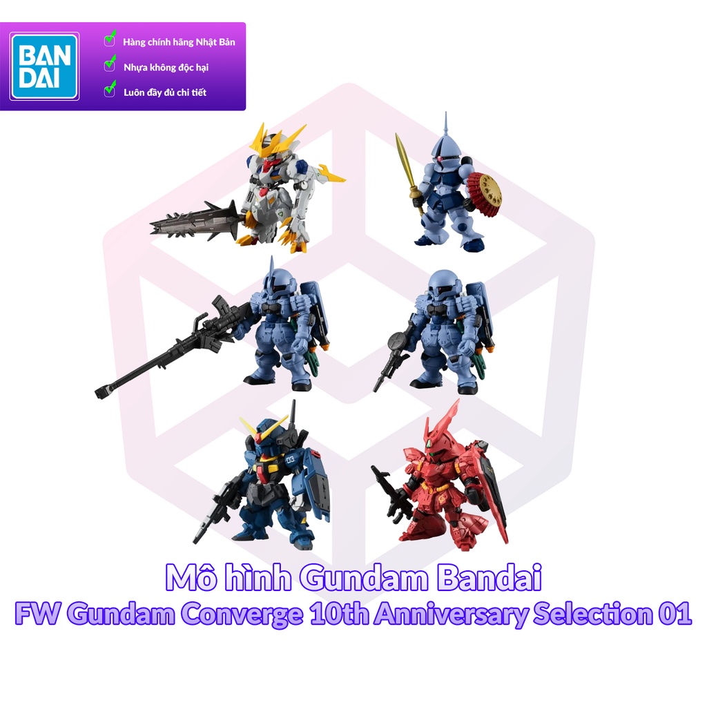 Mô hình Gundam Bandai FW Gundam Converge 10th Anniversary Selection 01 [FCH]