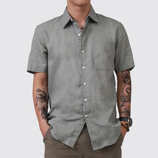 Áo Đũi Nam Cài Khuy Cổ Bẻ Rough