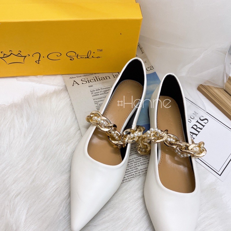 HENNE - Bệt quai xích vàng đan ngọc | BigBuy360 - bigbuy360.vn