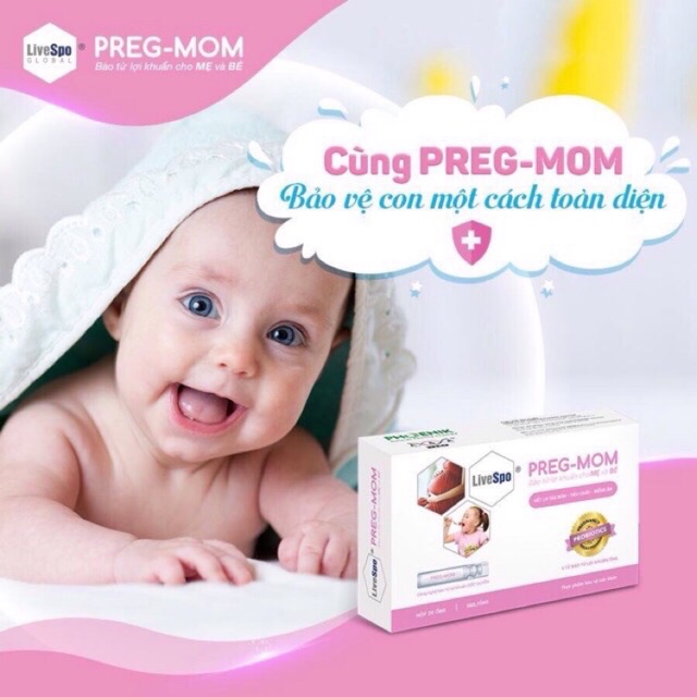 Bào tử lợi khuẩn Livespo Preg-Mom Hộp 20 ống