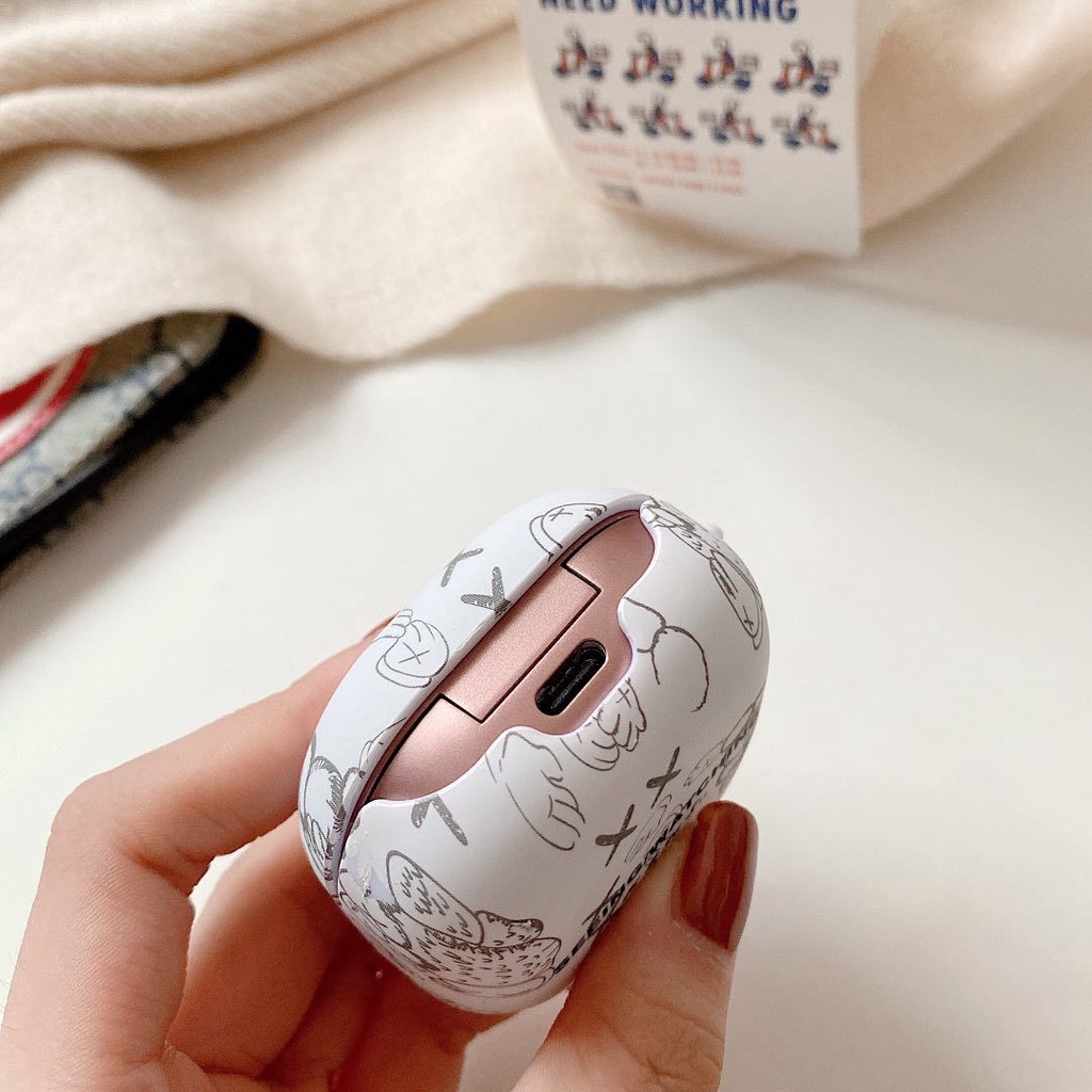 Vỏ bảo vệ hộp sạc tai nghe tùy chọn kiểu dáng dễ thương đơn giản cho Samsung Galaxy Buds Live Buds Pro