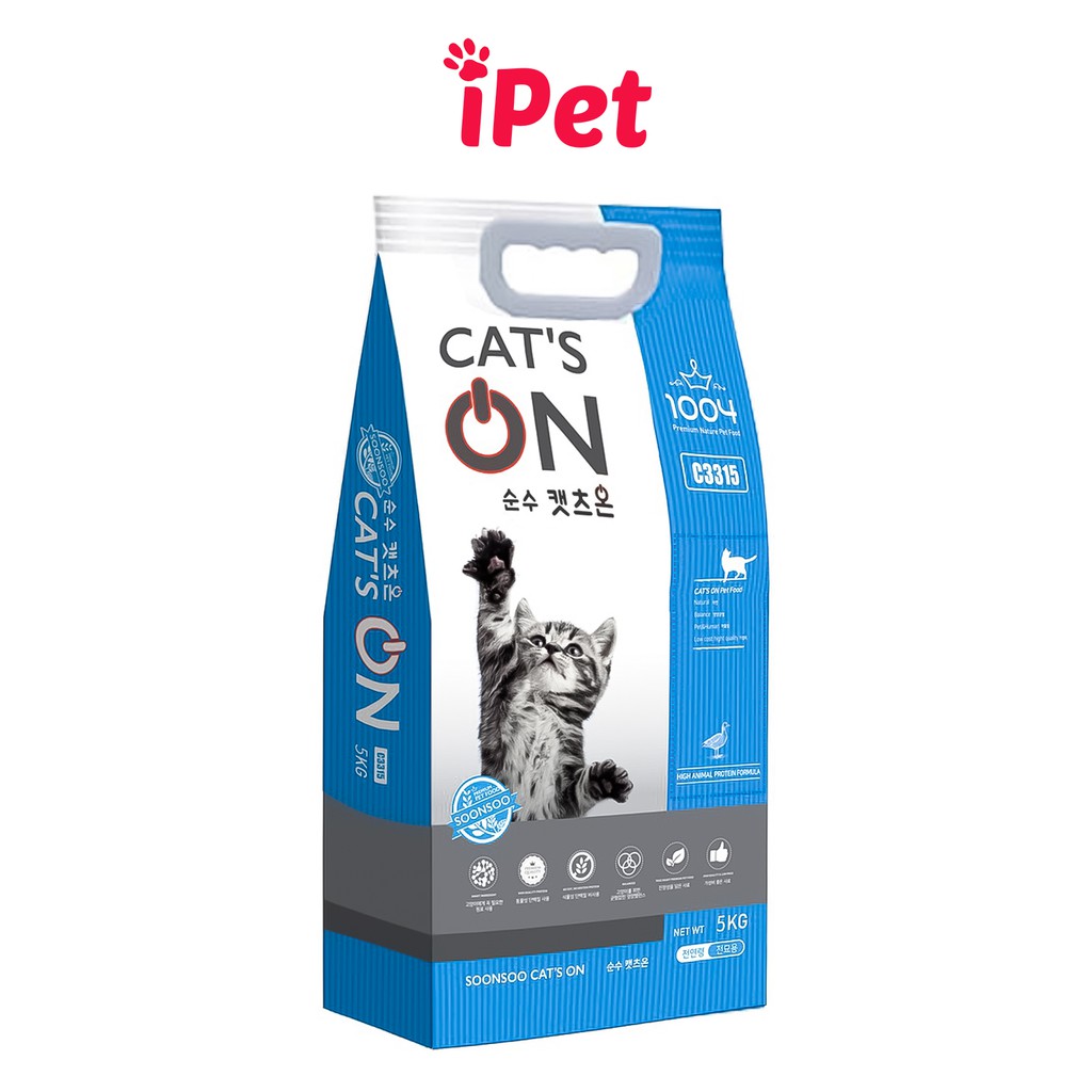 Thức Ăn Cho Mèo Con Hạt Khô Cat's On 1kg - iPet Shop