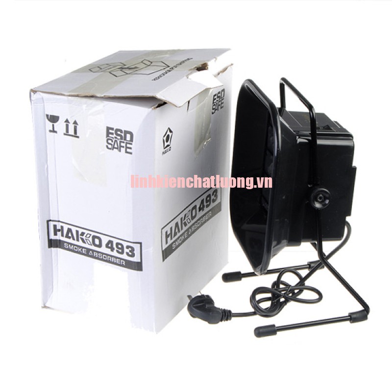 Quạt hút khói hàn HAKKO 493 16W 2300Rpm kèm nắp sau