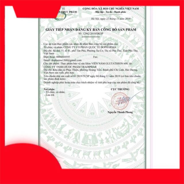 30 VIÊN UỐNG TRẮNG DA NÁM GLUTATHIONE 600 VIÊN TRẮNG DA NGỪA NÁM CỦA DR.LACIR | BigBuy360 - bigbuy360.vn