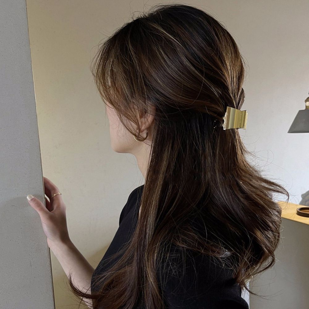 Kẹp tóc hợp kim nhiều màu thời trang Hàn Quốc thanh lịch cho nữ