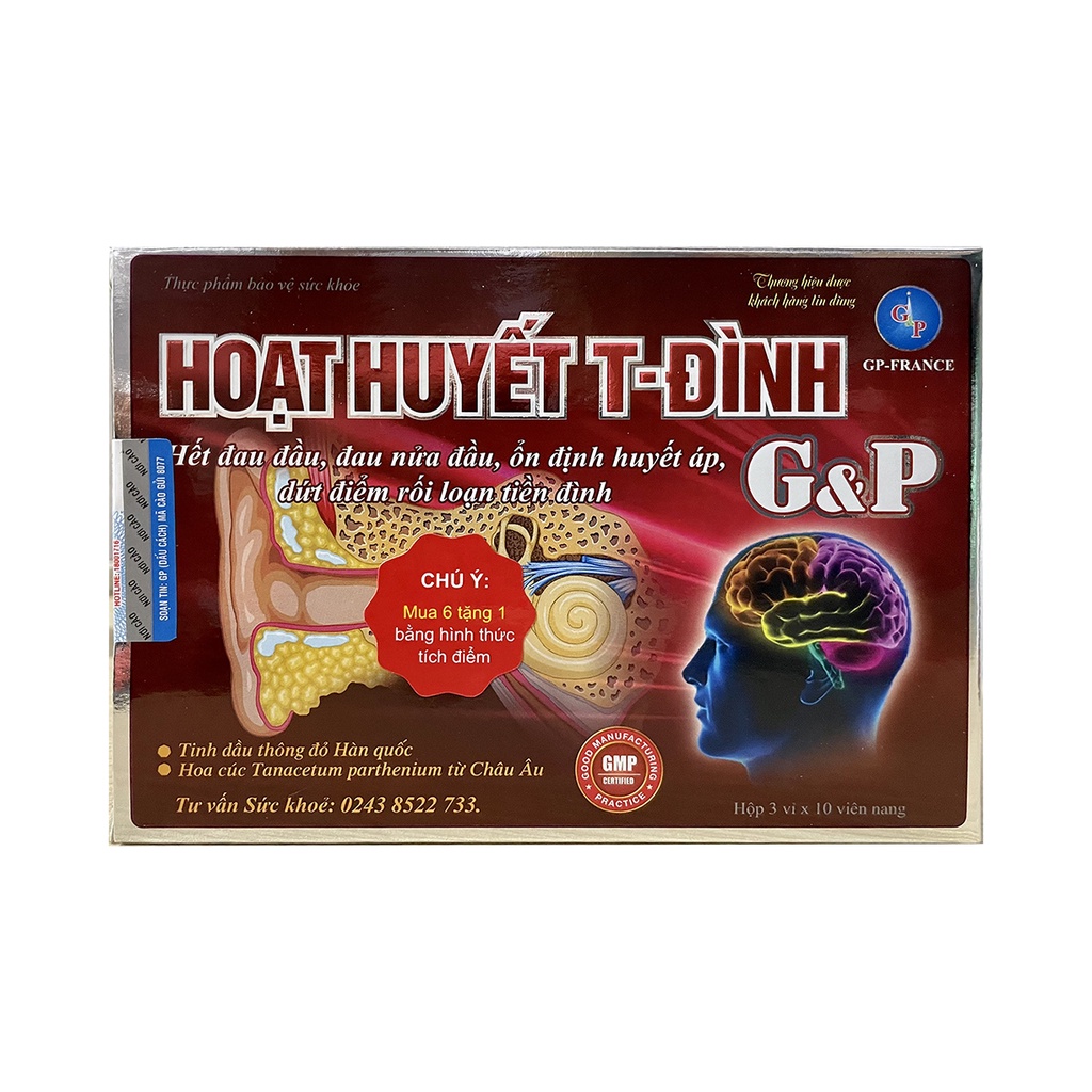 [CHÍNH HÃNG ] Hoạt huyết T-Đình – Ổn định huyết áp, cải thiện rối loạn tiền đình