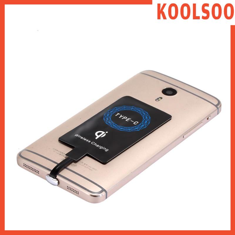 Thiết bị nhận sạc không dây Qi với đầu kết nối Type C cho điện thoại Android