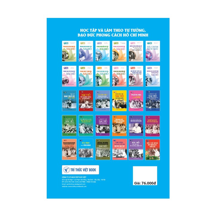 [Mã BMBAU50 giảm 7% đơn 99K] Sách Bác Hồ - Bài học dựa vào dân