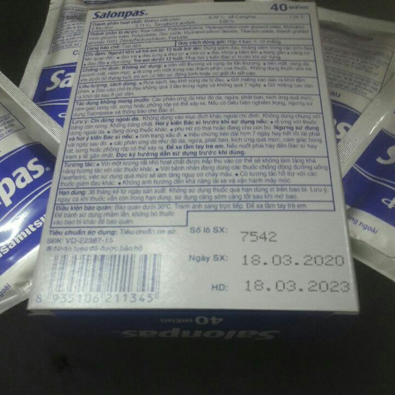 Cao dán Salonpas