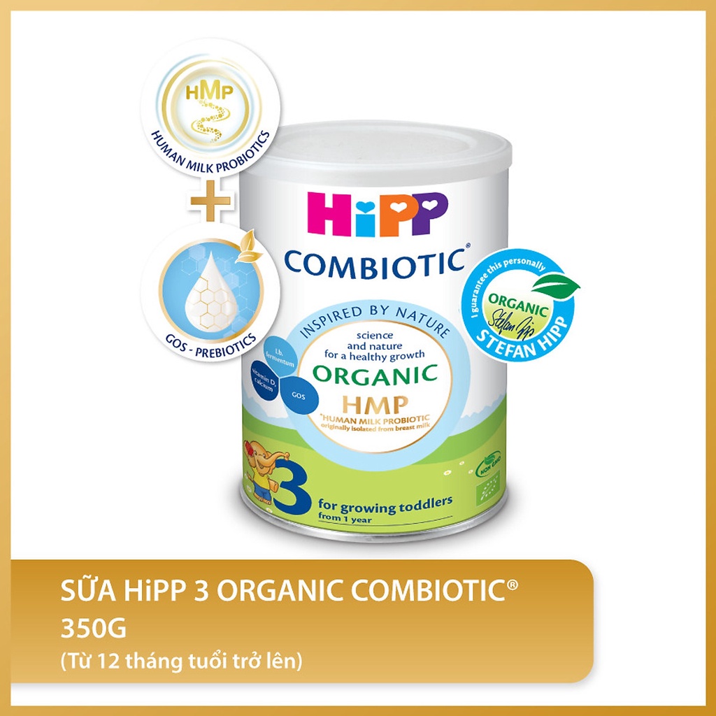 Sữa bột công thức HiPP 3 Organic Combiotic 350g