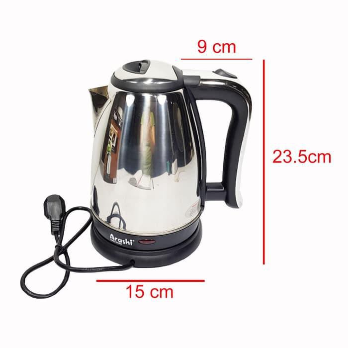 Ấm Đun Nước Tự Động Bằng Điện Arashi Espresso 1.8 Liter