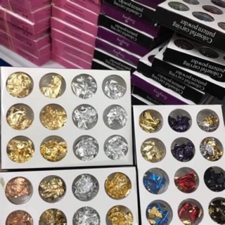 Set giấy nhún vàng bạc và bảy màu