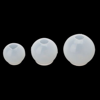 Khuôn silicon hình cầu nhiều size nguyên vật liệu resin