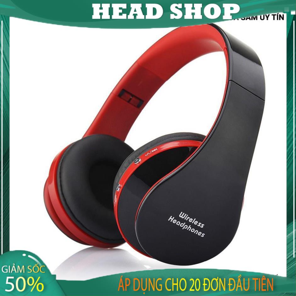 Tai nghe Bluetooth NX-8252 chụp tai thể thao không dây có mic 2 chức năng nghe HEAD SHOP