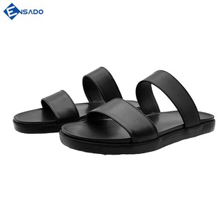 Dép nam da bò tấm mềm bền đẹp d11863