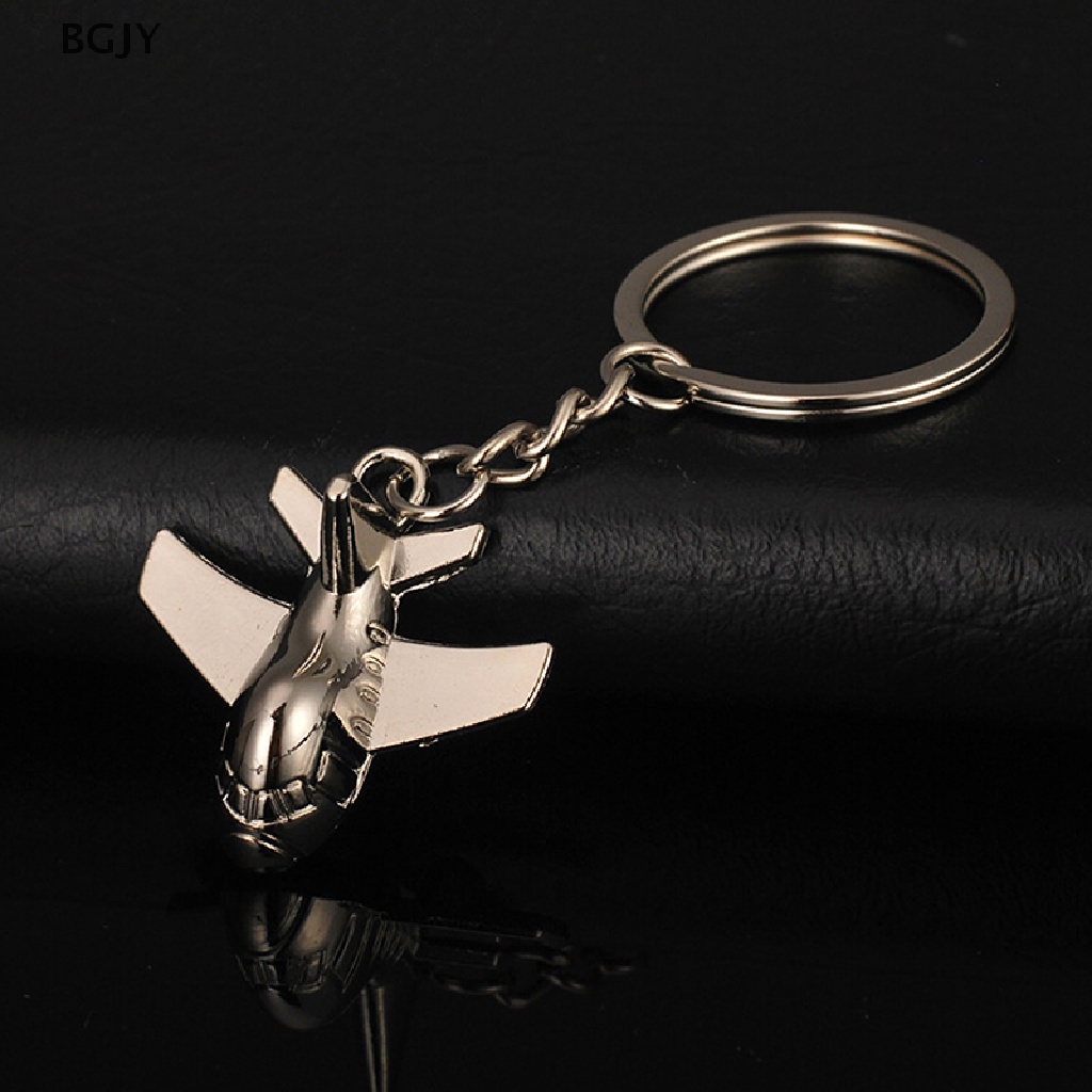 Móc Khóa Hình Máy Bay 3D Bằng Kim Loại Mới